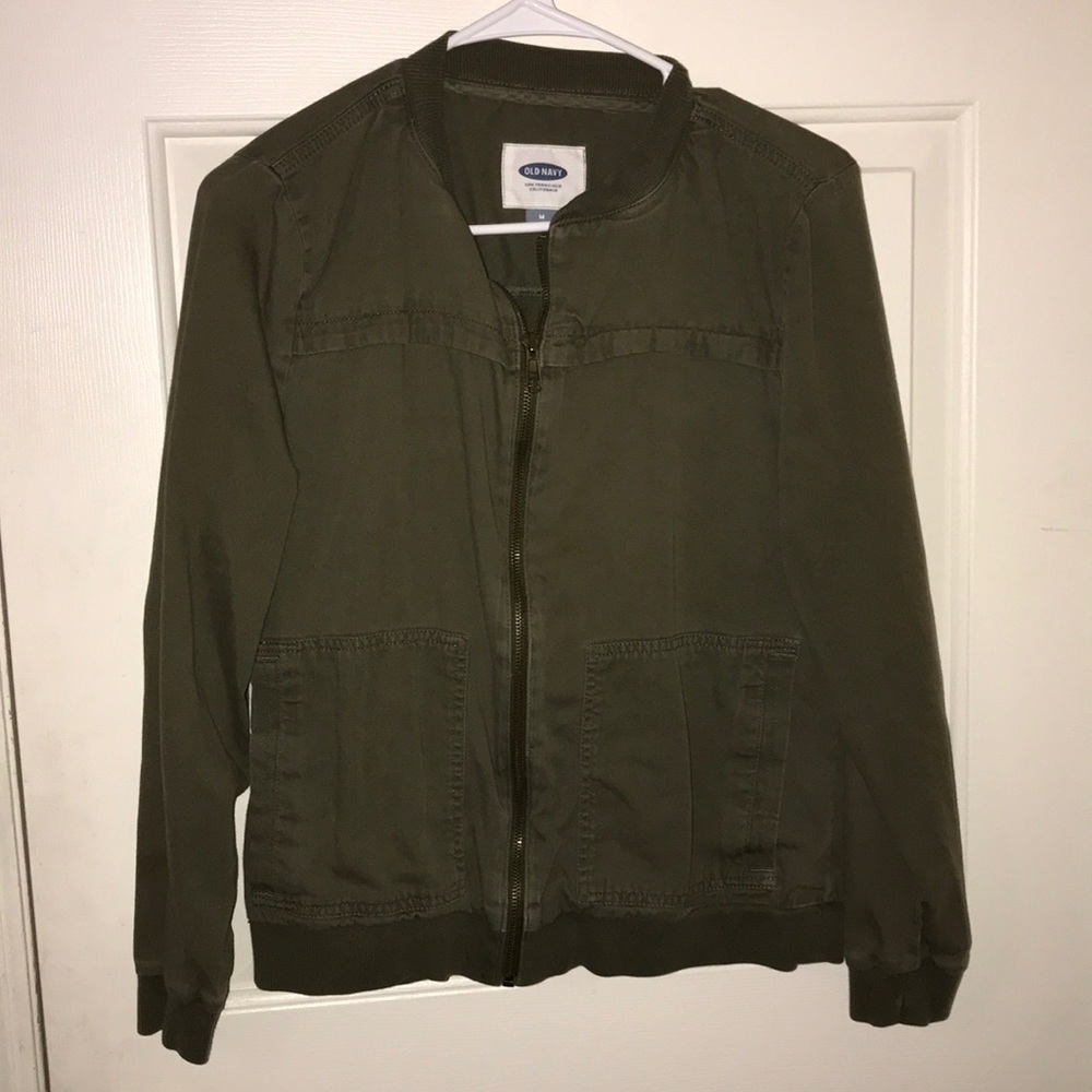 Navy green jacket!